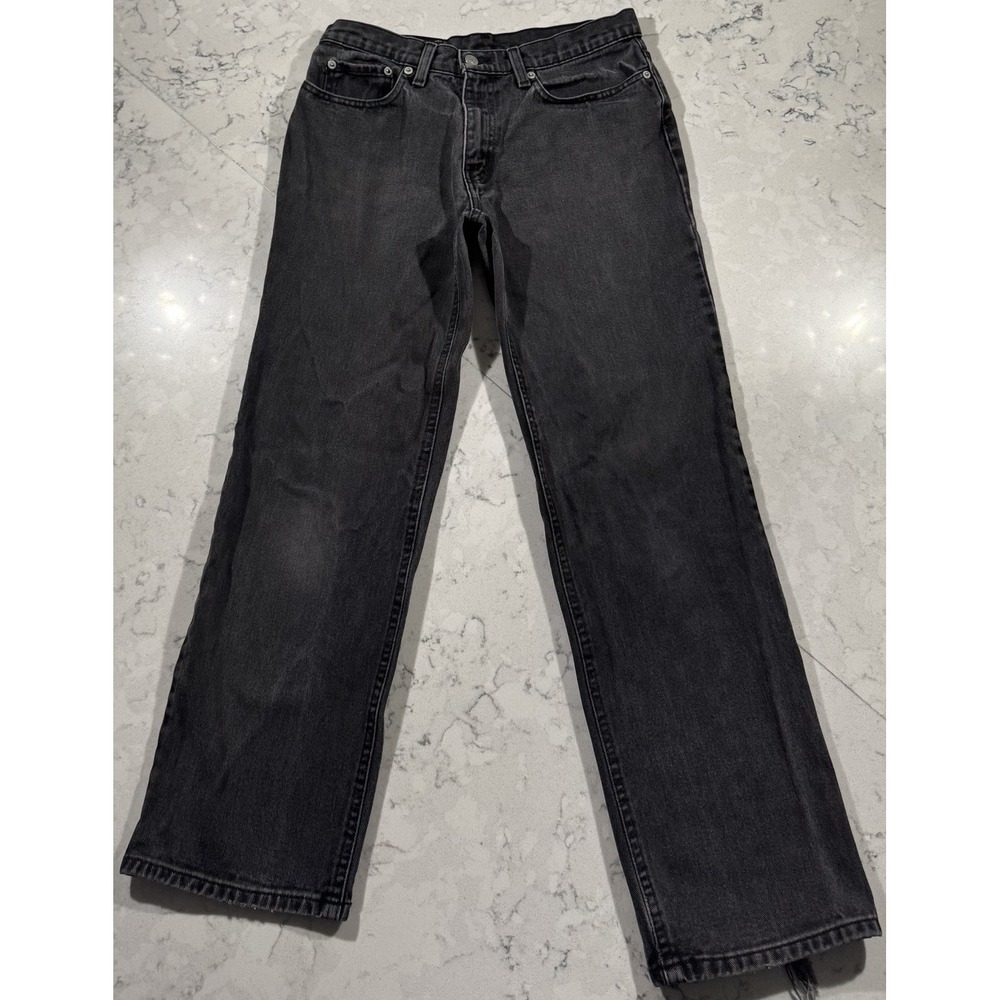 VTG Polo Jeans Co Ralph Lauren Saturday Jeans Womens 6 Black Straight Leg Y2K